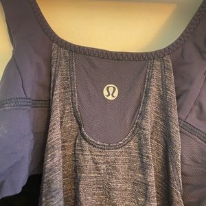 Lululemon SZ 2 running tanks with built in sports bra